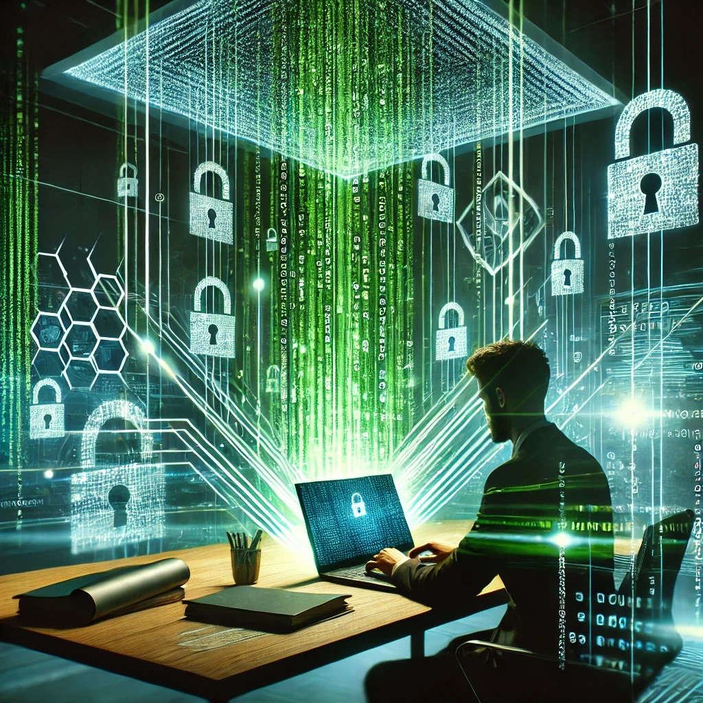 dev typing into the matrix